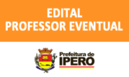 Edital &ndash; Professor Eventual